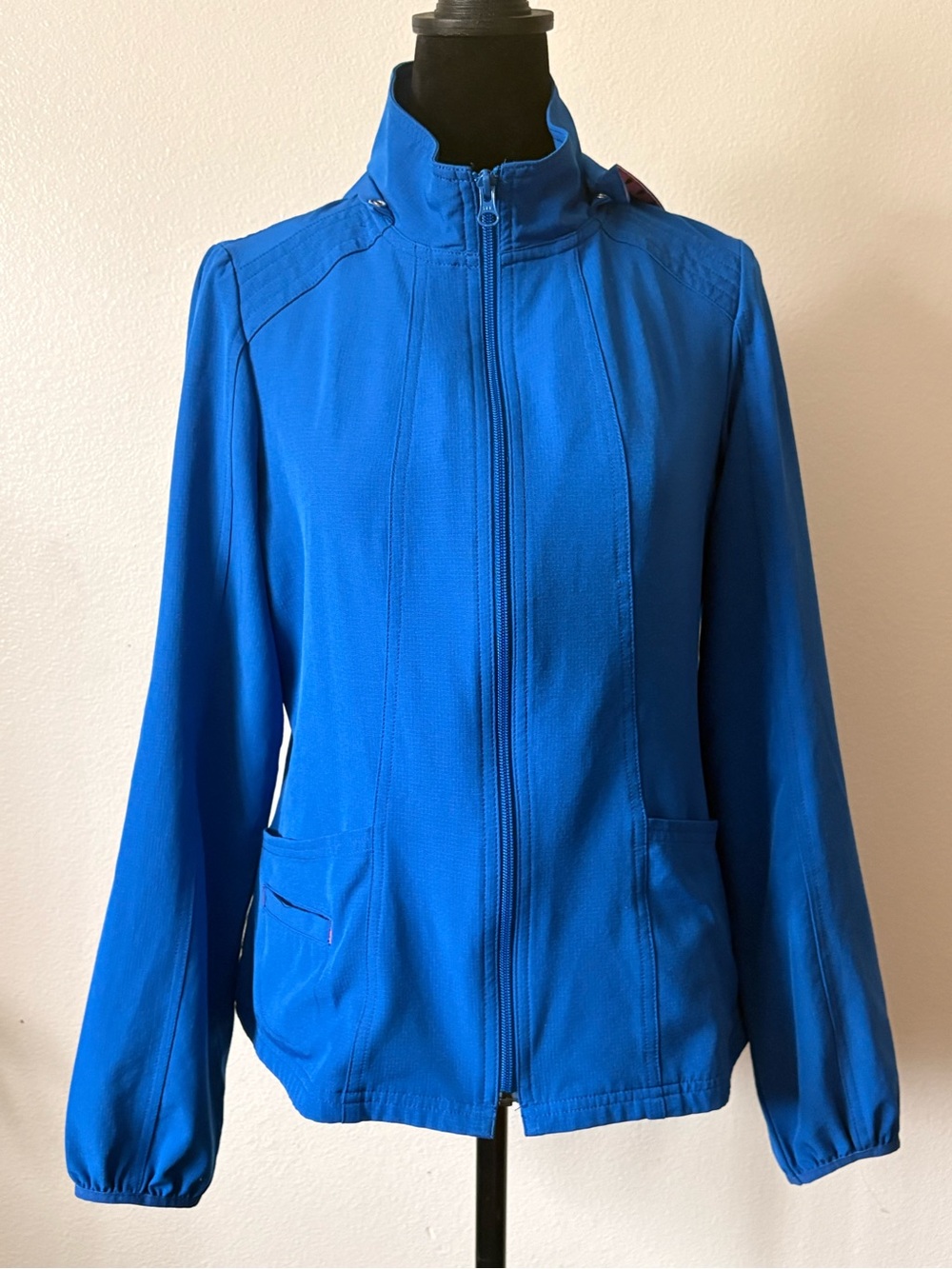 HeartSoul Electric Blue Zip-Front Utility Jacket